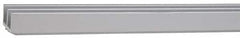 80/20 Inc. - 1 Panel, 0 to 48" Wide Door, Clear Anodized Aluminum Door Slide Track - 0.281" Door Thickness - Exact Tooling