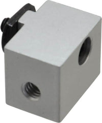 80/20 Inc. - 1" Wide, 0.88" High, Open Shelving Panel Mount Block - Aluminum, 1-1/4" Deep, Use with Series 15 - Exact Tooling