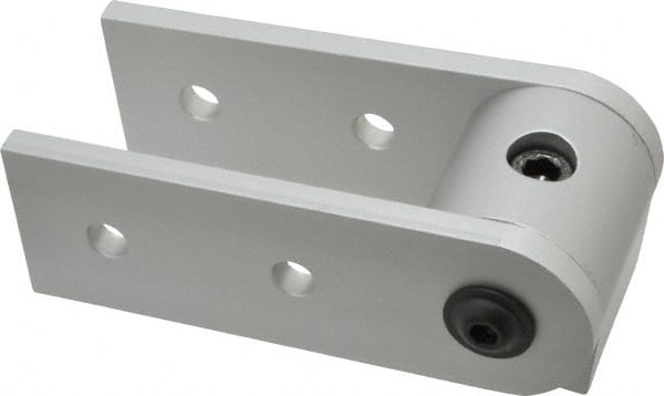 80/20 Inc. - 3" High, Open Shelving 90° 3" Arm Pivot - Aluminum, Use with Series 15 & Bolt Kit 3320 or 3325 - Exact Tooling