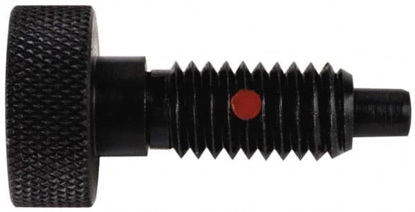 TE-CO - Knob-Handle Plungers Thread Size: 1/4-20 Thread Length (Decimal Inch): 0.5000 - Exact Tooling