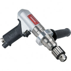 Dynabrade - 3/8" Keyed Chuck - Pistol Grip Handle, 950 RPM, 0.7 hp, 90 psi - Exact Tooling