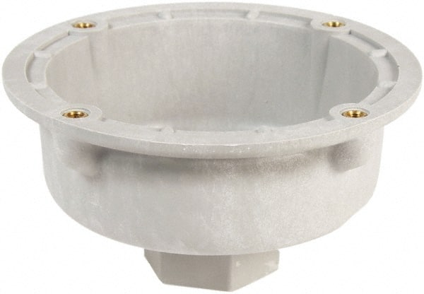 Edwards Signaling - 4-1/2 Inch Wide x 2-1/4 Inch High, Shock Resistant, Visual Signal Device Pipe Mount Attachment - For Use with 105 Series Flashing Beacon - Exact Tooling