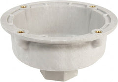 Edwards Signaling - 4-1/2 Inch Wide x 2-1/4 Inch High, Shock Resistant, Visual Signal Device Pipe Mount Attachment - For Use with 105 Series Flashing Beacon - Exact Tooling