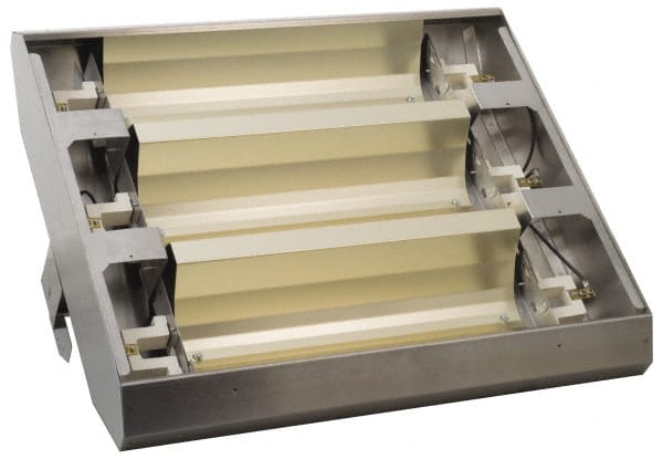 TPI - 24" Long x 21-1/2" Wide x 10-7/8" High, 240 Volt, Infrared Suspended Heater - Exact Tooling