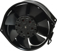EBM Papst - 115 Volts, AC, 233 CFM, Round Tube Axial Fan - 0.36 Amp Rating, 5.91" High x 5.91" Wide x 2.17" Deep - Exact Tooling
