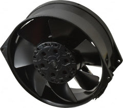 EBM Papst - 230 Volts, AC, 233 CFM, Round Tube Axial Fan - 0.2 Amp Rating, 5.91" High x 5.91" Wide x 2.17" Deep - Exact Tooling