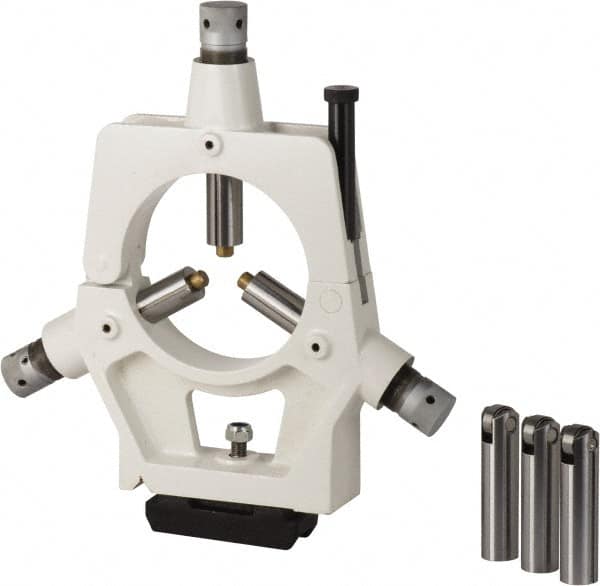 Clausing - Steady Lathe Rest - Compatible with Toolroom Lathes, 3/8 to 9" Workpiece Diam - Exact Tooling