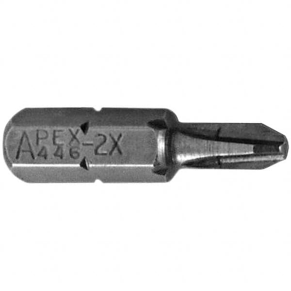Apex - Hex Screwdriver Bits Type: Hex Screwdriver Bit Measurement Type: Inch - Exact Tooling