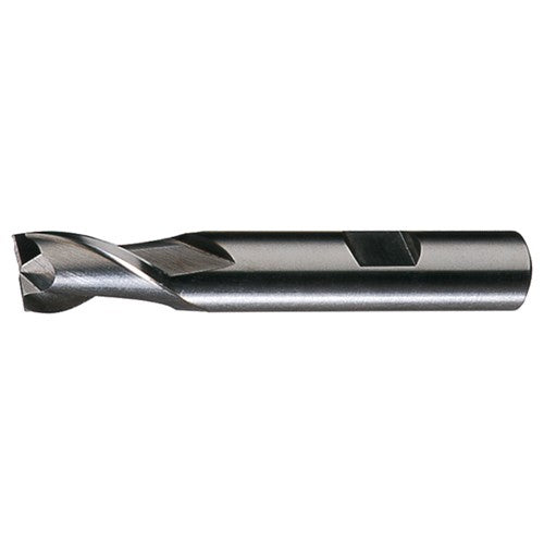 ‎15/32″ × 1/2″ × 1″ × 3-1/4″ RHS / RHC HSS HSS Single End 2-Flute Center Cutting Keyway Tolerance Finishing End Mill - Bright