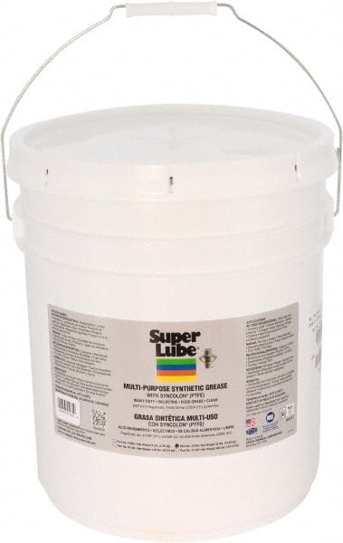 Synco Chemical - 30 Lb Pail Synthetic General Purpose Grease - Translucent White, Food Grade, 450°F Max Temp, NLGIG 2, - Exact Tooling