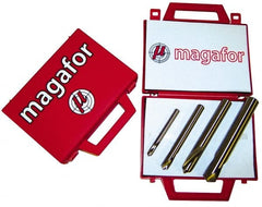 Magafor - 4 Piece 120° 1/4 to 5/8" Spotting Drill Set - Exact Tooling