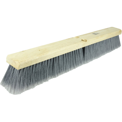 18″ Vortec Pro Fine Sweep Floor Brush, Flagged Grey Polystyrene Fill - Exact Tooling