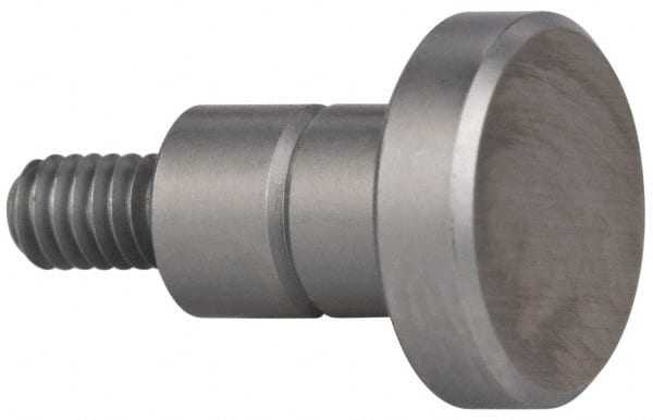 Mitutoyo - #4-48, 3/8" Ball Diam, Carbide Flat Contact Point - 3/8" Contact Point Length, Use with AGD 1,2,3,4 - Exact Tooling