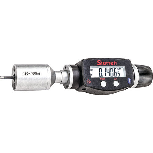 ‎Starrett 770BXTZ-160 Electronic Digital Internal Micrometer with Bluetooth, SPC Output, .120-.160″ Range, .00005″ Resolution - Exact Tooling
