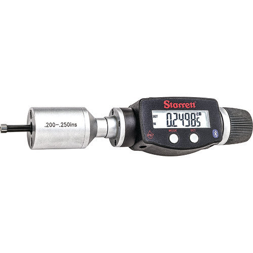 ‎Starrett 770BXTZ-250 Electronic Digital Internal Micrometer with Bluetooth, SPC Output, .200-.250″ Range, .00005″ Resolution - Exact Tooling