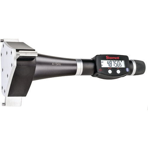 ‎Starrett 770BXTZ-5 Electronic Digital Internal Micrometer with Bluetooth, SPC Output, 4-5″ Range, .00005″ Resolution - Exact Tooling