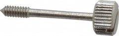 Electro Hardware - Slotted Drive #4-40 UNC 29/32" Length Under Head Captive Screw - 18-8 Stainless Steel, 5/16" Head Diam, 3/16" Head Height, Uncoated - Exact Tooling