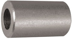 Electro Hardware - 4.2 to 4.8mm ID x 6mm OD, M4 Screw, Grade 303 Stainless Steel Female Unthreaded Circuit Board Spacer - Round Body, Uncoated, 23mm OAL - Exact Tooling