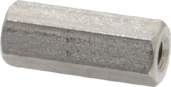 Electro Hardware - M3x0.50, 16mm OAL, 6mm Across Flats, Stainless Steel Hex Fully Threaded Female Circuit Board Standoffs - 16mm Thread Depth, 17mm Body Length, Uncoated - Exact Tooling