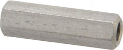 Electro Hardware - M4x0.70, 22mm OAL, 6mm Across Flats, Stainless Steel Hex Partially Threaded Female Circuit Board Standoffs - 22mm Thread Depth, 22mm Body Length, Uncoated - Exact Tooling