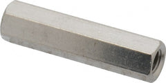 Electro Hardware - M4x0.70, 25mm OAL, 6mm Across Flats, Stainless Steel Hex Partially Threaded Female Circuit Board Standoffs - 25mm Thread Depth, 25mm Body Length, Uncoated - Exact Tooling