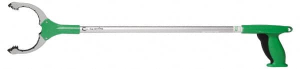 Unger - 36" Long Trash Pick Up Tool - Aluminum, Use for Bottles, Cans, Debris, Paper - Exact Tooling