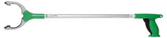 Unger - 32" Long Trash Pick Up Tool - Aluminum, Use for Bottles, Cans, Debris, Paper - Exact Tooling