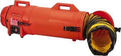 Allegro - 831 CFM, Electrical AC Axial Blower Kit - 8 Inch Inlet/Outlet, 0.33 HP, 115 Max Voltage Rating - Exact Tooling