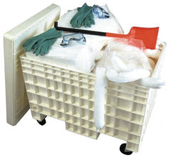 PRO-SAFE - Oil Only Spill Kit - HDPE Mobile Spill Cart - Exact Tooling