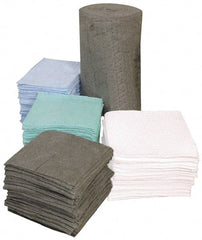 PRO-SAFE - 33 Gal Capacity per Package, Oil Only Pad - 19" Long x 17" Wide, White, Polypropylene - Exact Tooling