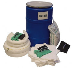 PRO-SAFE - Universal & Universal/Chemical Spill Kit - 55 Gal Polypropylene Drum - Exact Tooling