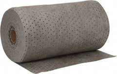 PRO-SAFE - 48 Gal Capacity per Package, Universal Roll - 150' Long x 24" Wide, Gray, Polypropylene - Exact Tooling
