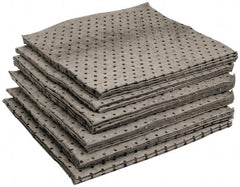 PRO-SAFE - 33 Gal Capacity per Package, Universal Pad - 17" Long x 15" Wide, Gray, Polypropylene - Exact Tooling