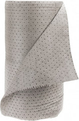 PRO-SAFE - 60 Gal Capacity per Package, Universal Roll - 150' Long x 30" Wide, Gray, Polypropylene - Exact Tooling