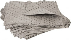 PRO-SAFE - 33 Gal Capacity per Package, Universal Pad - 17" Long x 15" Wide, Gray, Polypropylene - Exact Tooling