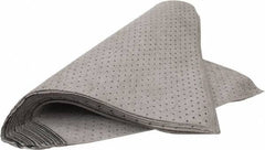 PRO-SAFE - 57 Gal Capacity per Package, Universal Pad - 38" Long x 34" Wide, Gray, Polypropylene - Exact Tooling