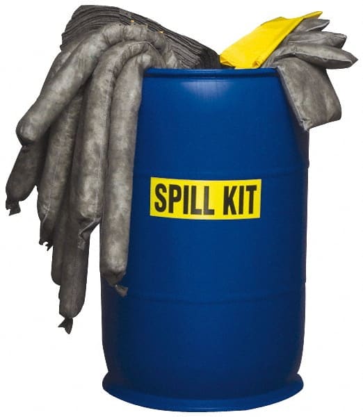 PRO-SAFE - Universal Spill Kit - 95 Gal Polypropylene Overpack Container - Exact Tooling