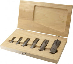 Irwin - 1 - 11-1/2 NPT, 4 & 5 Flute, Bottoming, Plug & Taper, Bright Finish, Carbon Steel Tap Set - Right Hand Cut - Exact Tooling