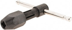 Irwin - 1/4 to 1/2" Tap Capacity, T Handle Tap Wrench - 5-1/4" Overall Length - Exact Tooling