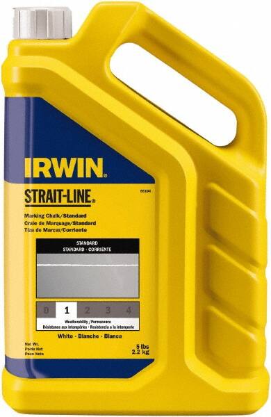 Irwin - 5 Lb White Marking Chalk - Exact Tooling