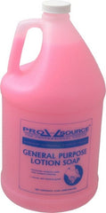 PRO-SOURCE - 1 Gal Bottle Liquid Soap - General Duty, Pink, Almond Scent - Exact Tooling