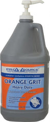 PRO-SOURCE - 1 Gal Pump Bottle Liquid Hand Cleaner - Orange (Color), Citrus Scent - Exact Tooling