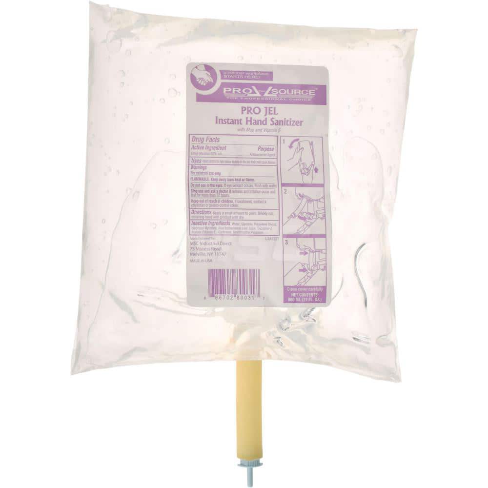 PRO-SOURCE - 800 mL Dispenser Refill Gel Hand Sanitizer - Exact Tooling