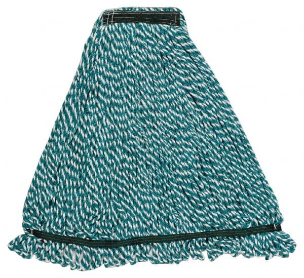 Rubbermaid - Green Head Band, Medium Microfiber Mop Pad - Exact Tooling