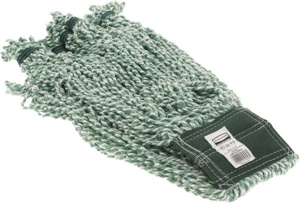 Rubbermaid - Green Head Band, Large Microfiber Mop Pad - Exact Tooling