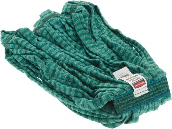 Rubbermaid - Green Head Band, Large Microfiber Mop Pad - Exact Tooling