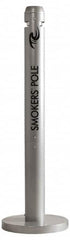 Rubbermaid - Aluminum Cigarette & Cigar Receptacle - 7" Wide x 41" High - Exact Tooling
