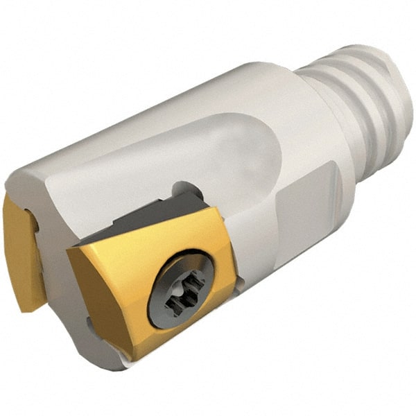 Iscar - 1/2" Cut Diam, 0.197" Max Depth of Cut, 0.63" OAL, Indexable Square Shoulder End Mill - T290 LN.T 0502 Inserts, T08 Modular Connection, 90° Lead Angle, Series SumoMill - Exact Tooling