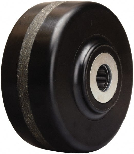 Hamilton - 6 Inch Diameter x 2-1/2 Inch Wide, Phenolic Caster Wheel - 1,800 Lb. Capacity, 3-1/4 Inch Hub Length, 3/4 Inch Axle Diameter, Tapered Roller Bearing - Exact Tooling