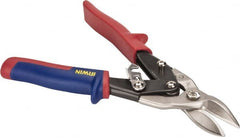 Irwin - 1-5/16" Length of Cut, Left Pattern Aviation Snip - 10" OAL, ProTouch Handle, 18 AWG Steel Capacity - Exact Tooling